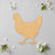 Hen Wood Cutout - Unfinished Baltic Birch Craft Shape
