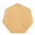Heptagon Wood Cutout - Unfinished Baltic Birch Craft Shape