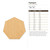 Heptagon Wood Cutout - Unfinished Baltic Birch Craft Shape