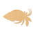 Hermit Crab Wood Cutout - Unfinished Baltic Birch Craft Shape