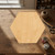 Hexagon Wood Cutout Craft Blank, Unfinished Baltic Birch DIY Shape for Crafts and Decor