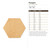 Hexagon Wood Cutout - Unfinished Baltic Birch Craft Shape