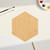 Hexagon Wood Cutout for Crafts, Unfinished Baltic Birch Craft Shape