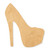High Heel 2 Wood Cutout - Unfinished Baltic Birch Craft Shape