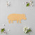 Hippo 1 Wood Cutout - Unfinished Baltic Birch Craft Shape
