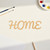 Home Wood Cutout Craft Blank, Unfinished Baltic Birch DIY Shape for Crafts and Decor