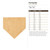 Homeplate Wood Cutout for Crafts, Unfinished Baltic Birch Craft Shape