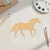 Horse 1 Wood Cutout - Unfinished Baltic Birch Craft Shape