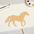Horse 1 Wood Cutout - Unfinished Baltic Birch Craft Shape