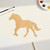 Horse 2 Wood Cutout Craft Blank, Unfinished Baltic Birch DIY Shape for Crafts and Decor
