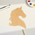 Horse Head 1 Wood Cutout Craft Blank, Unfinished Baltic Birch DIY Shape for Crafts and Decor