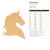 Horse Head 1 Wood Cutout Craft Blank, Unfinished Baltic Birch DIY Shape for Crafts and Decor