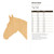 Horse Head 2 Wood Cutout - Unfinished Baltic Birch Craft Shape