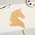 Horse Head 2 Wood Cutout for Crafts, Unfinished Baltic Birch Craft Shape