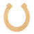 Horseshoe 3 Wood Cutout for Crafts, Unfinished Baltic Birch Craft Shape
