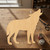 Howling Wolf Wood Cutout - Unfinished Baltic Birch Craft Shape