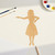 Hula Girl Wood Cutout - Unfinished Baltic Birch Craft Shape