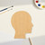 Human Head Wood Cutout - Unfinished Baltic Birch Craft Shape