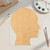 Human Head Wood Cutout for Crafts, Unfinished Baltic Birch Craft Shape