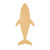 Humpback Whale Wood Cutout for Crafts, Unfinished Baltic Birch Craft Shape
