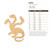 Hydra Wood Cutout - Unfinished Baltic Birch Craft Shape