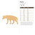 Hyena Wood Cutout - Unfinished Baltic Birch Craft Shape
