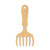 Hand Rake Wood Cutout - Unfinished Baltic Birch Craft Shape