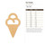 Ice Cream Wood Cutout - Unfinished Baltic Birch Craft Shape