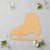 Ice Skate Wood Cutout - Unfinished Baltic Birch Craft Shape
