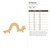 Inchworm Wood Cutout - Unfinished Baltic Birch Craft Shape