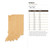 Indiana Wood Cutout - Unfinished Baltic Birch Craft Shape