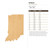 Indiana Wood Cutout for Crafts, Unfinished Baltic Birch Craft Shape