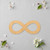 Infinity Symbol Wood Cutout - Unfinished Baltic Birch Craft Shape
