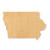 Iowa Wood Cutout - Unfinished Baltic Birch Craft Shape