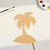 Island Wood Cutout for Crafts, Unfinished Baltic Birch Craft Shape