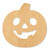 Jack O Lantern 1 Wood Cutout - Unfinished Baltic Birch Craft Shape