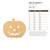 Jack O Lantern 5 Wood Cutout - Unfinished Baltic Birch Craft Shape