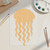 Jellyfish 2 Wood Cutout for Crafts, Unfinished Baltic Birch Craft Shape