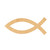 Jesus Fish Wood Cutout for Crafts, Unfinished Baltic Birch Craft Shape
