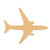 Jet Airplane Wood Cutout - Unfinished Baltic Birch Craft Shape
