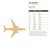 Jet Airplane Wood Cutout - Unfinished Baltic Birch Craft Shape