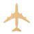 Jet Wood Cutout - Unfinished Baltic Birch Craft Shape