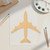 Jet Wood Cutout - Unfinished Baltic Birch Craft Shape