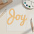 Joy Wood Cutout Craft Blank, Unfinished Baltic Birch DIY Shape for Crafts and Decor