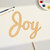 Joy Wood Cutout Craft Blank, Unfinished Baltic Birch DIY Shape for Crafts and Decor