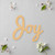 Joy Wood Cutout - Unfinished Baltic Birch Craft Shape