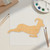 Jumping Ram Wood Cutout - Unfinished Baltic Birch Craft Shape