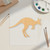 Kangaroo Wood Cutout - Unfinished Baltic Birch Craft Shape