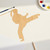 Karate Girl Wood Cutout Craft Blank, Unfinished Baltic Birch DIY Shape for Crafts and Decor