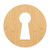 Key Hole Wood Cutout - Unfinished Baltic Birch Craft Shape
